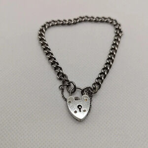 🔒925 Victorian style lock bracelet